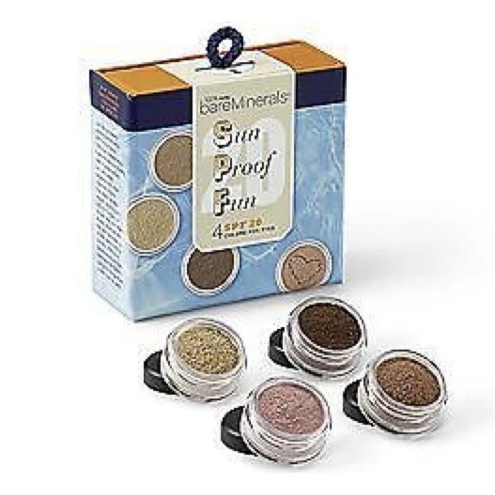 New BareMinerals Sun Proof Fun 4 Eyeshadows SPF20 Creamy Well Rested Boardwalk